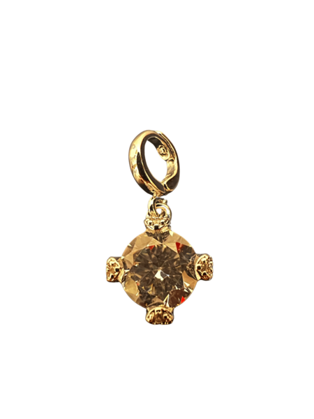BWQPBB34 - Bronze Charm with Stone