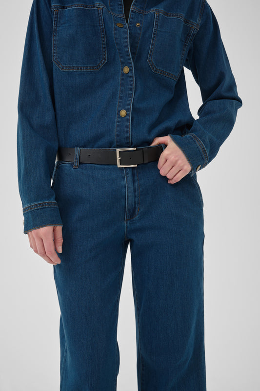 30 The Lara 115 Pant in Medium Clear Blue Wash