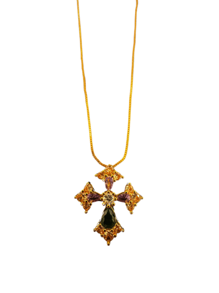 BJUKOM13 - Bronze Necklace with Stones