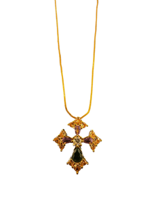 BJUKOM13 - Bronze Necklace with Stones