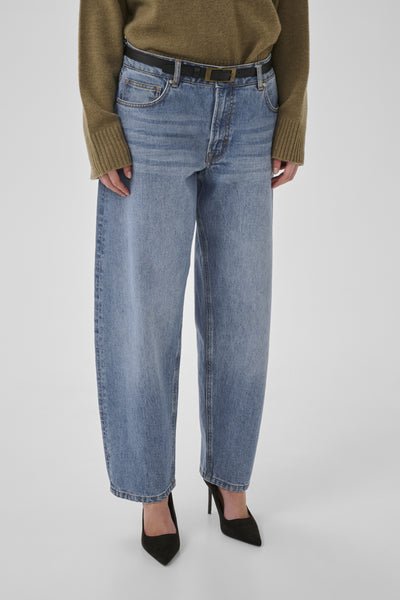 BalooMW 139 High Barrel Jeans in Medium Blue Wash