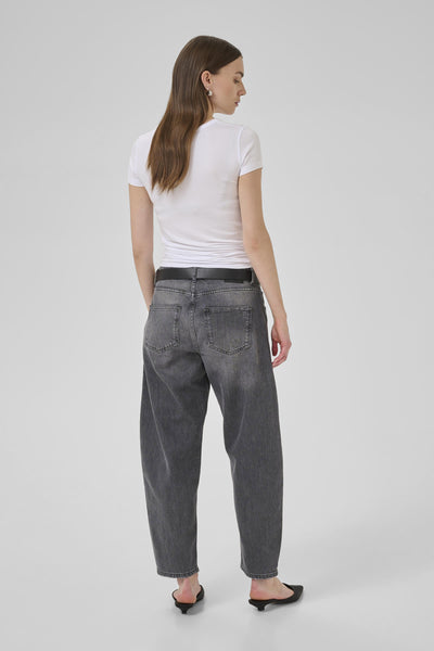 BalooMW 139 High Barrel Jeans in Dark Grey Retro
