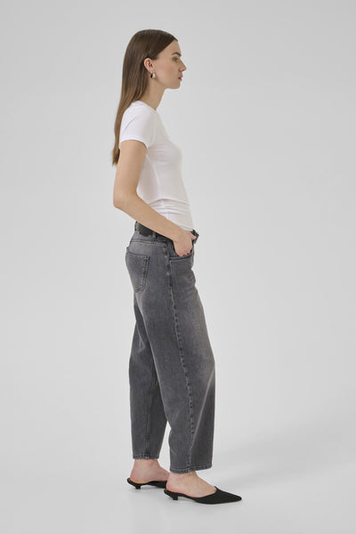BalooMW 139 High Barrel Jeans in Dark Grey Retro