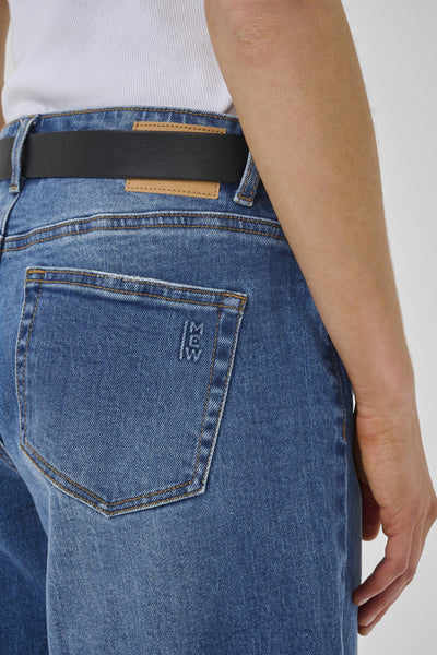 BalooMW 144 High Barrel Jeans in Medium Blue