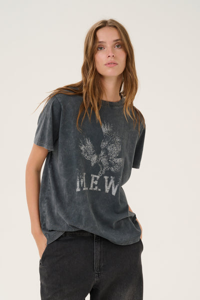 EagleMW Boxy Tee in Dark Grey
