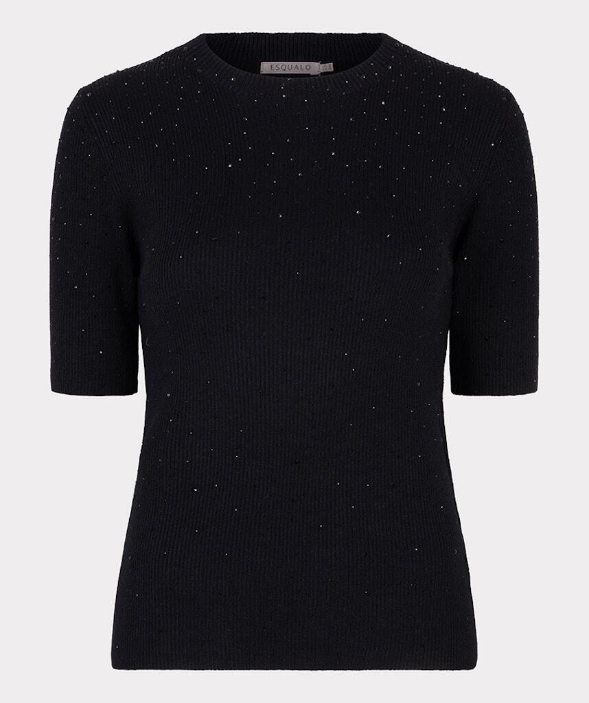 02521 Studded Rib knit Top - Colour Options
