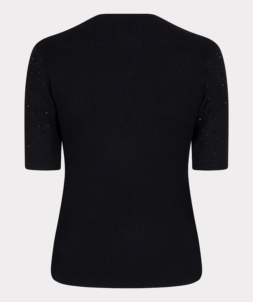 02521 Studded Rib knit Top - Colour Options