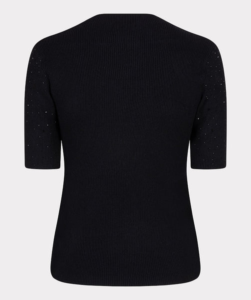02521 Studded Rib knit Top - Colour Options