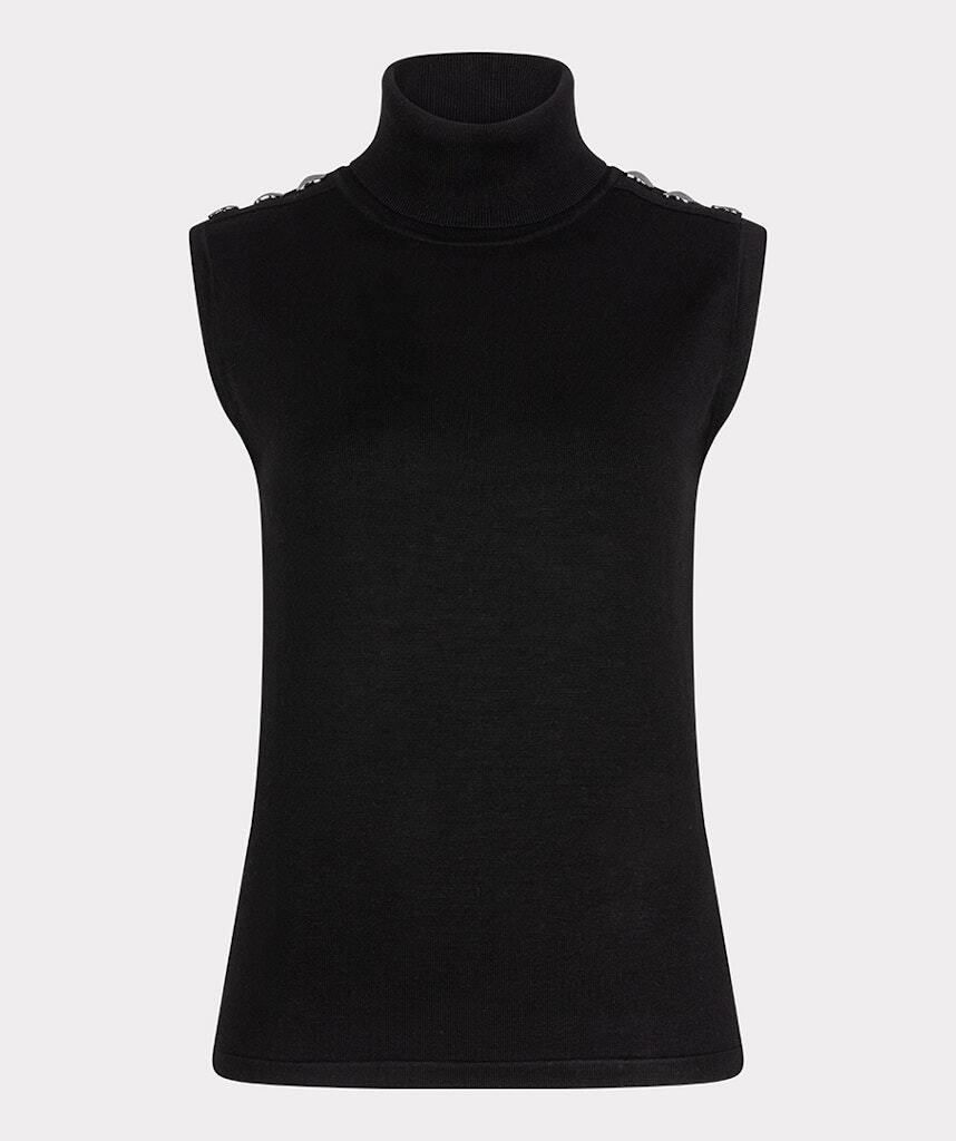 07538 sleeveless Knit Sweater - Colour Options