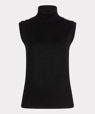 07538 sleeveless Knit Sweater - Colour Options