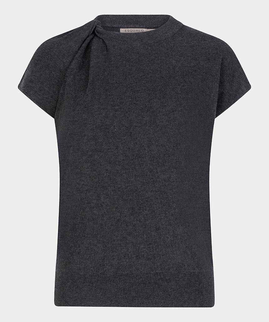 07511 Twisted Knit short sleeve Sweater