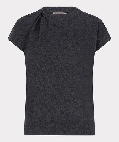 07511 Twisted Knit short sleeve Sweater
