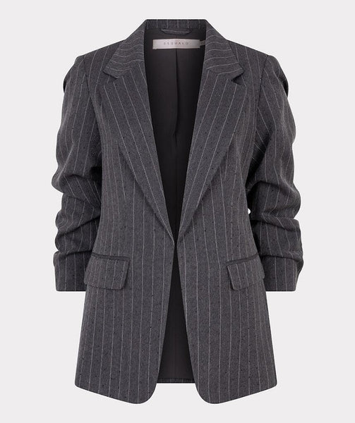 10516 Studded Pin-Striped Blazer