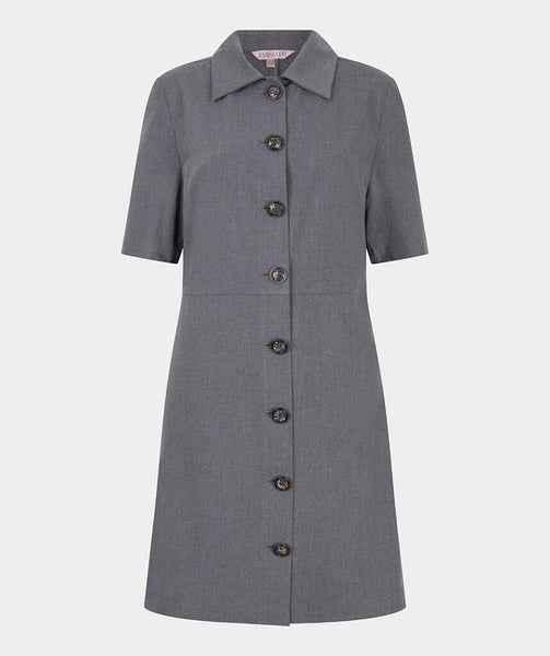 10530 short sleeve Buttoned Dress