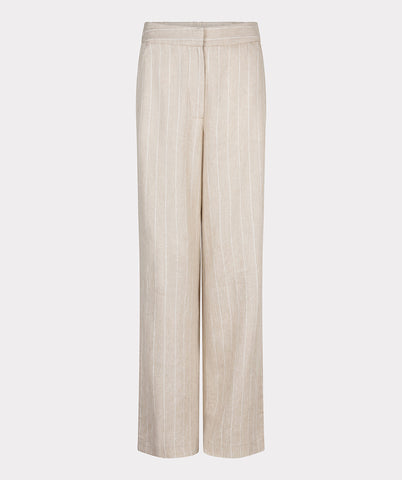 17007 Striped Linen Trousers