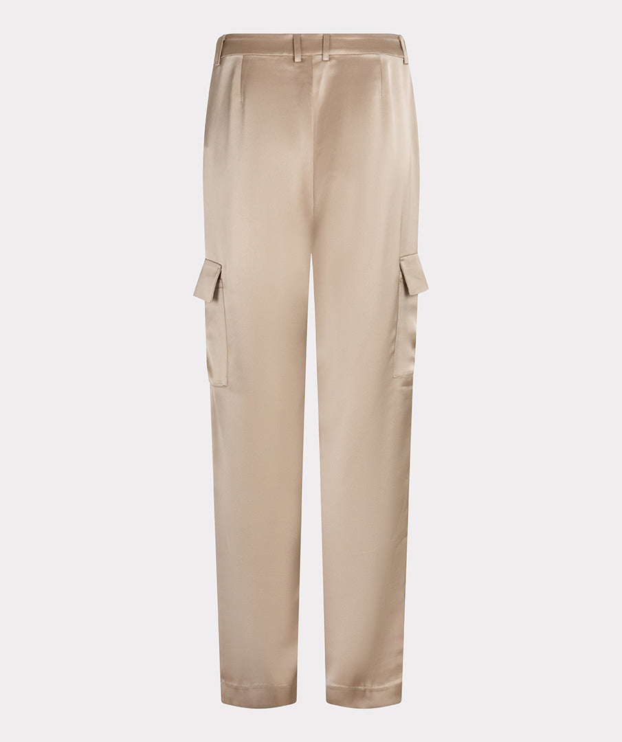 10024 Satin Cargo Trousers