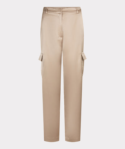 10024 Satin Cargo Trousers