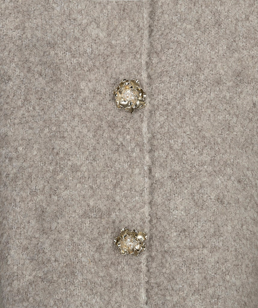 Esqualo Flower Button Cardigan