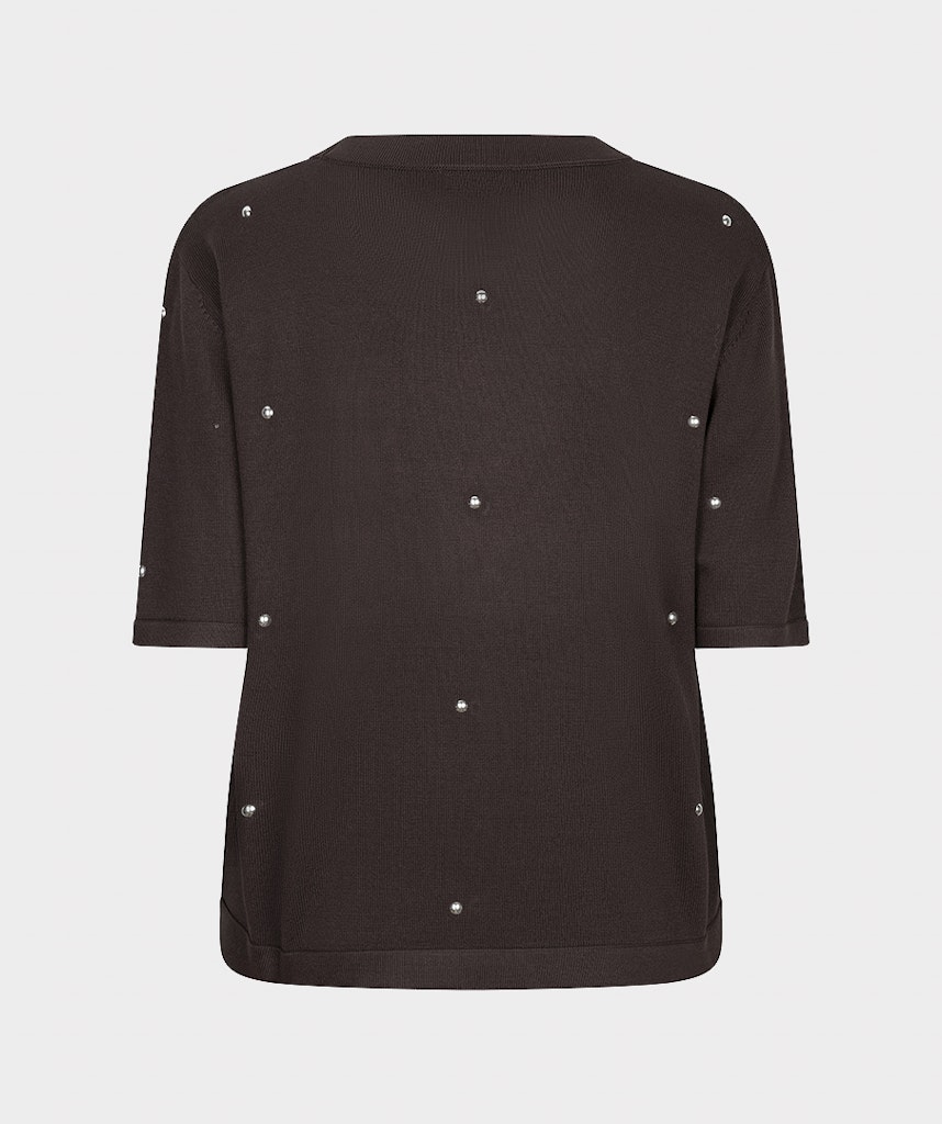 Esqualo Short Sleeve Studs Sweater