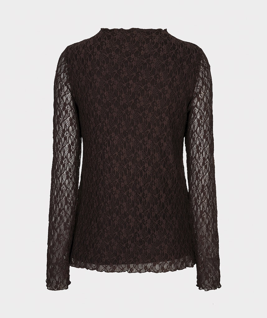 Esqualo Long Sleeve Lace Top - Colour Options
