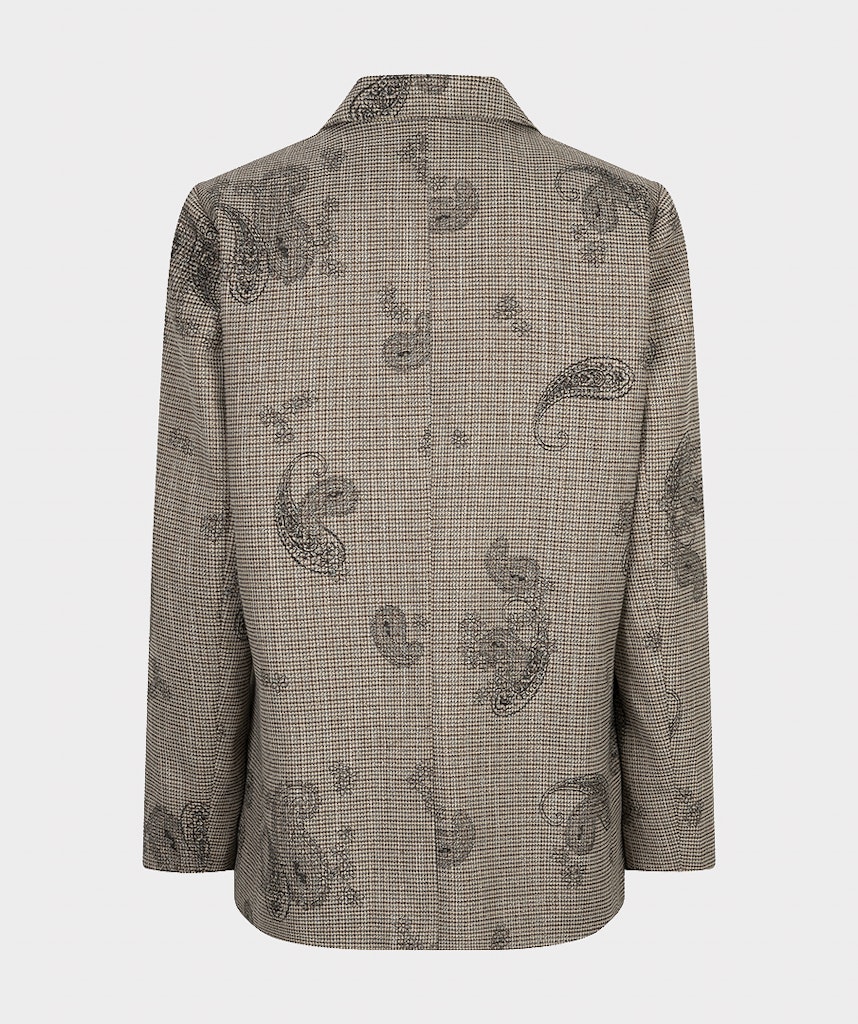 Esqualo Paisley Check Blazer