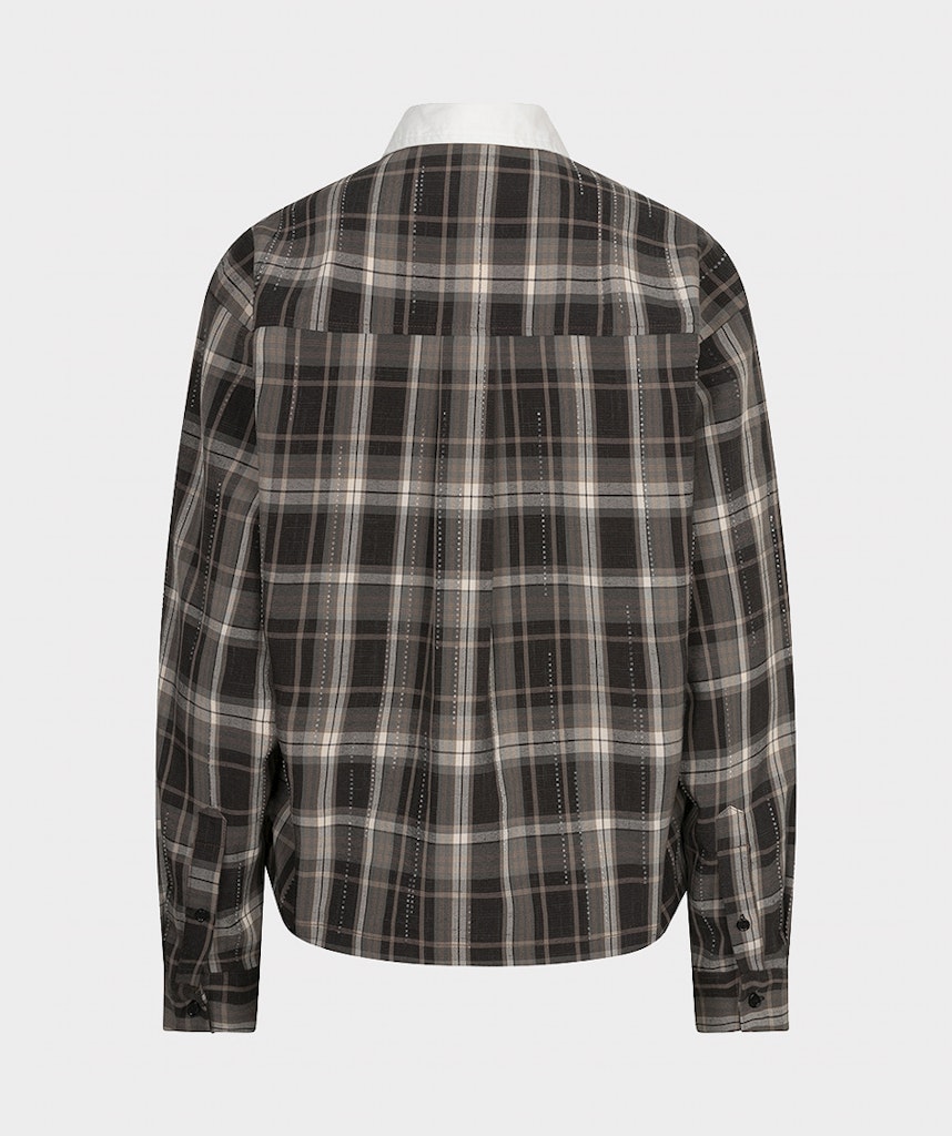 Esqualo Short Check Strass Blouse
