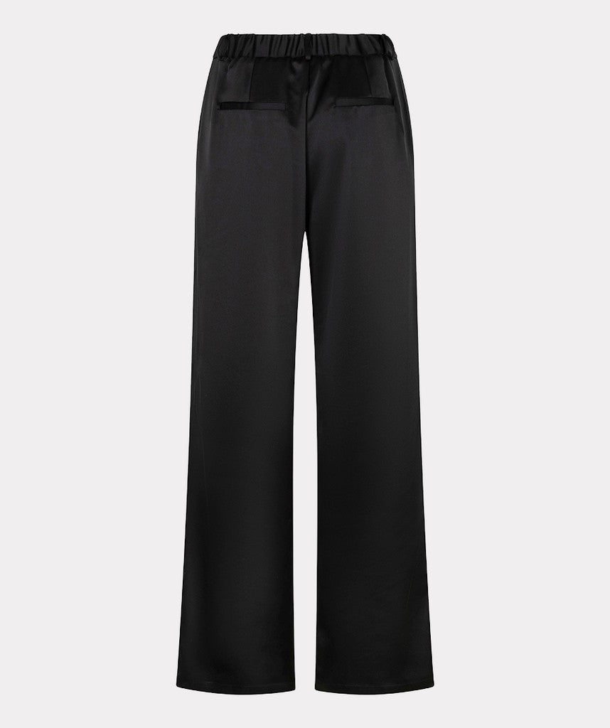 Esqualo Wide Leg Satin Trousers
