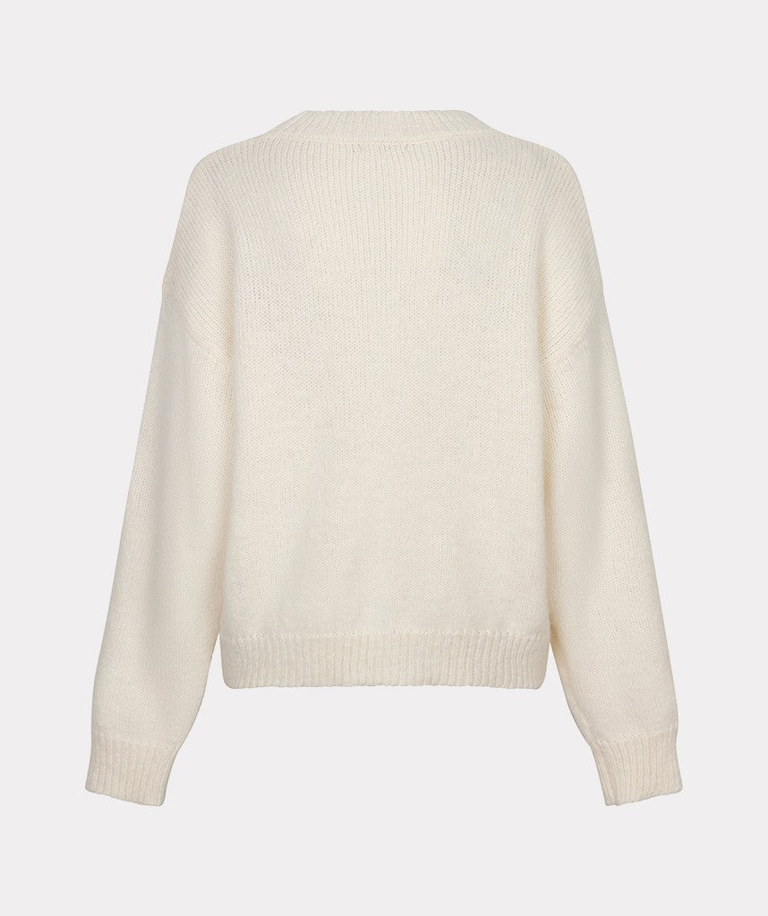 Esqualo Sequin Flower Sweater