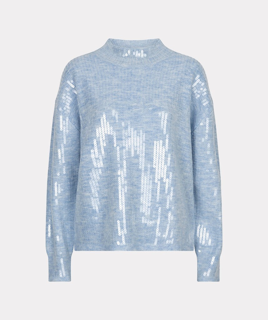 Esqualo Boxy Sequin Sweater