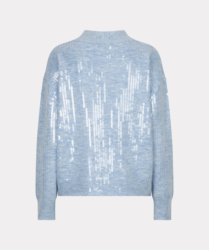 Esqualo Boxy Sequin Sweater