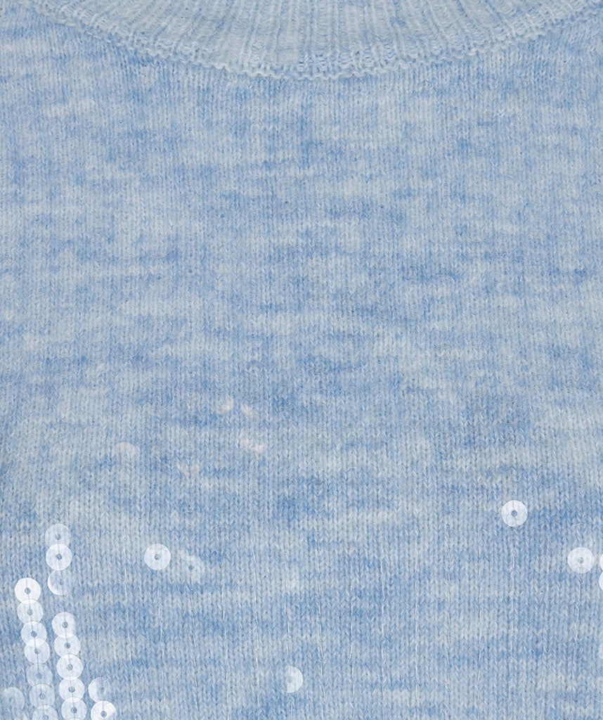 Esqualo Boxy Sequin Sweater