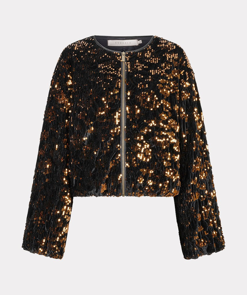 Esqualo Velour Sequin Jacket