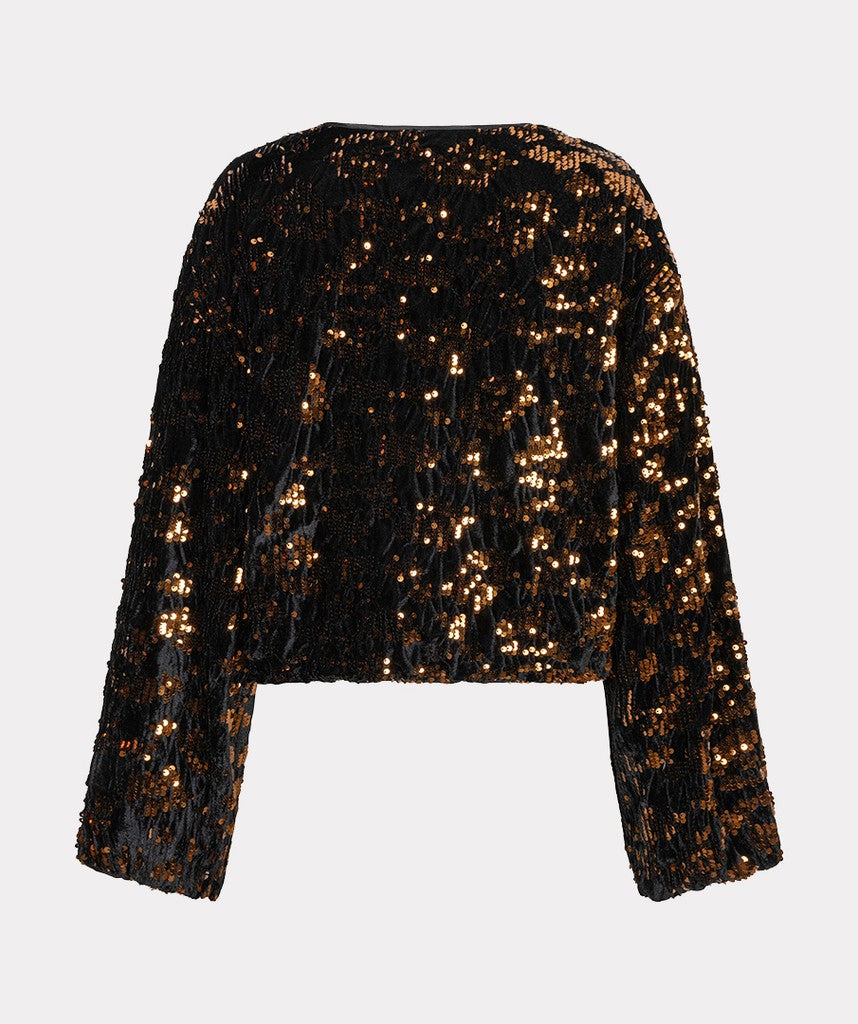 Esqualo Velour Sequin Jacket
