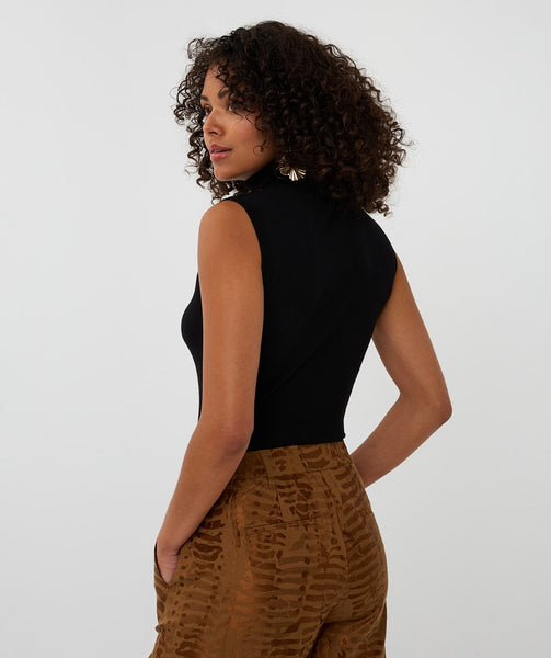 07538 sleeveless Knit Sweater - Colour Options