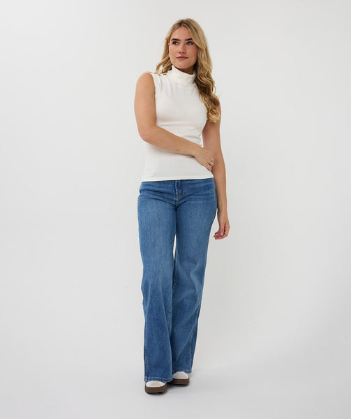 07538 sleeveless Knit Sweater - Colour Options