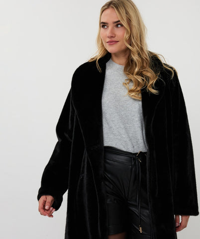 37505 Faux Fur Coat