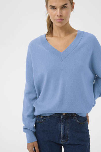 FosterIW V-neck in Riviera Melange