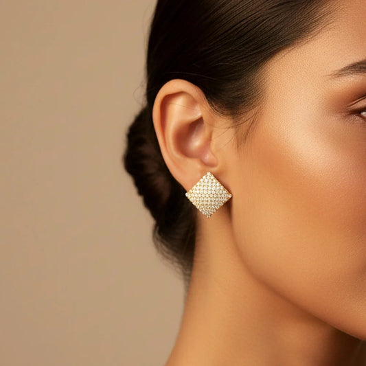 Freya Gold Tones Earrings