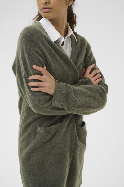 GuniIW Cardigan in Mulled Basil