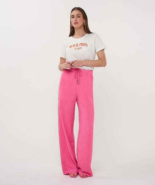 EsQualo 'Soleil' Beading T-Shirt
