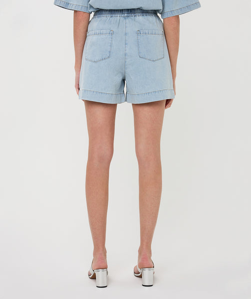 EsQualo Light Denim Shorts