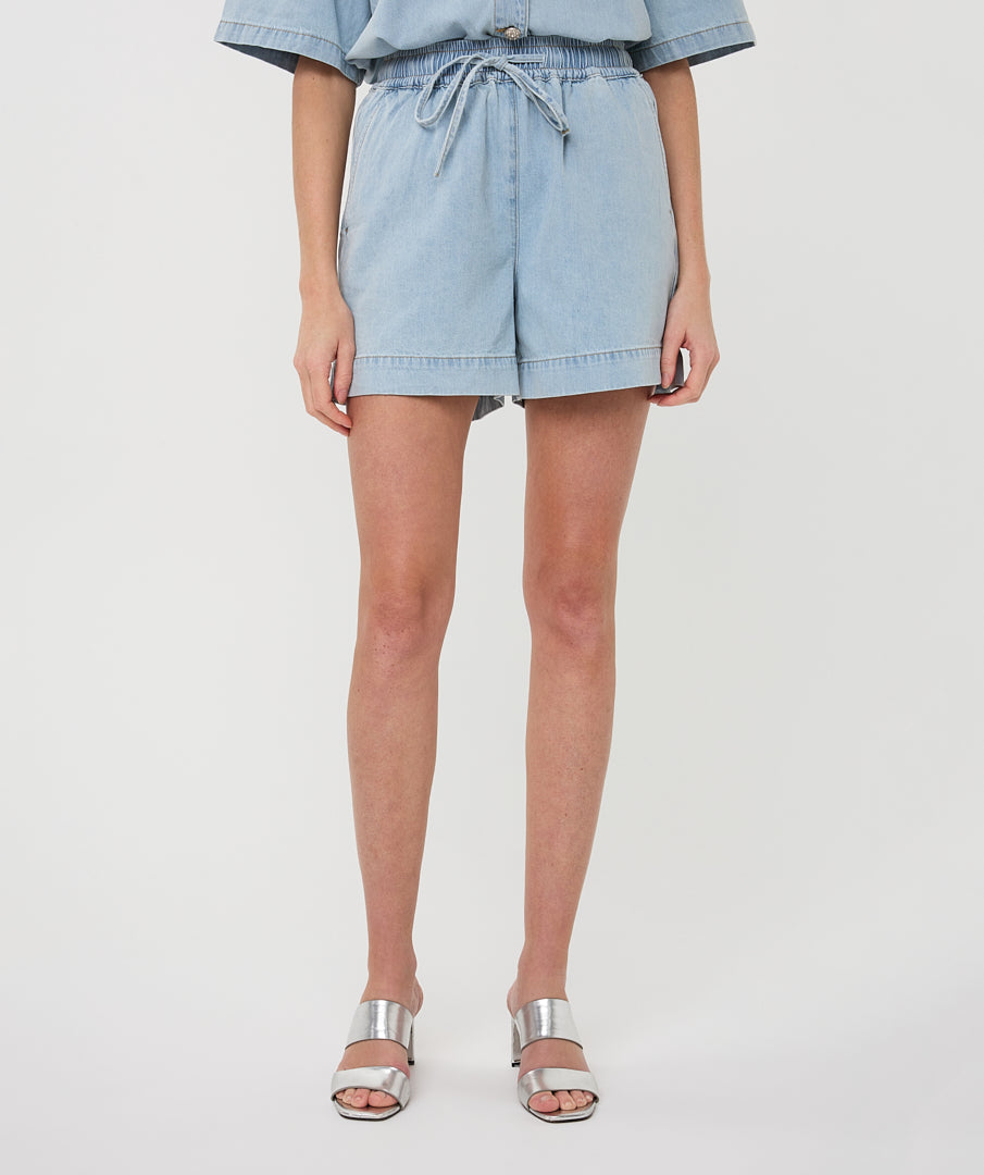 EsQualo Light Denim Shorts