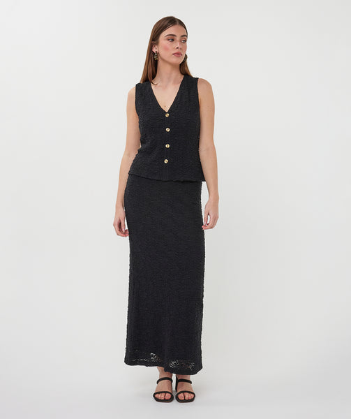EsQualo Bubble Flower Gilet