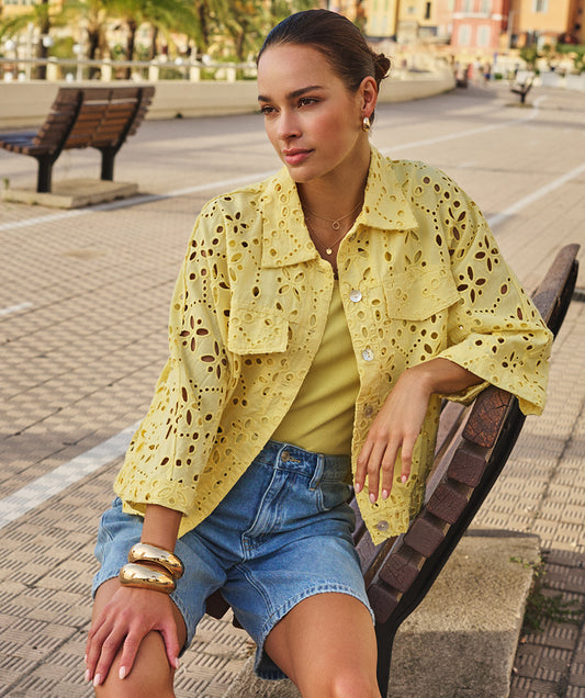 EsQualo Broderie Anglaise Jacket