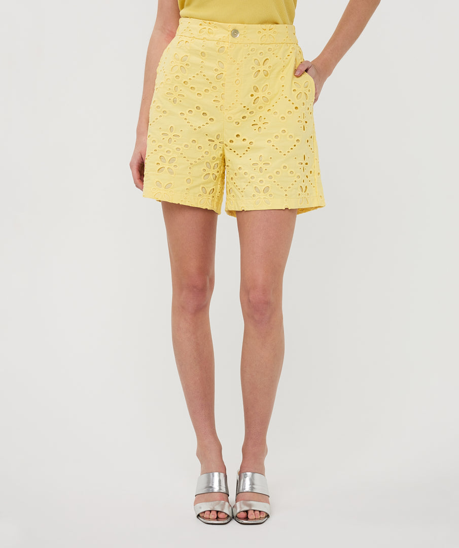 EsQualo Broderie Anglaise Shorts