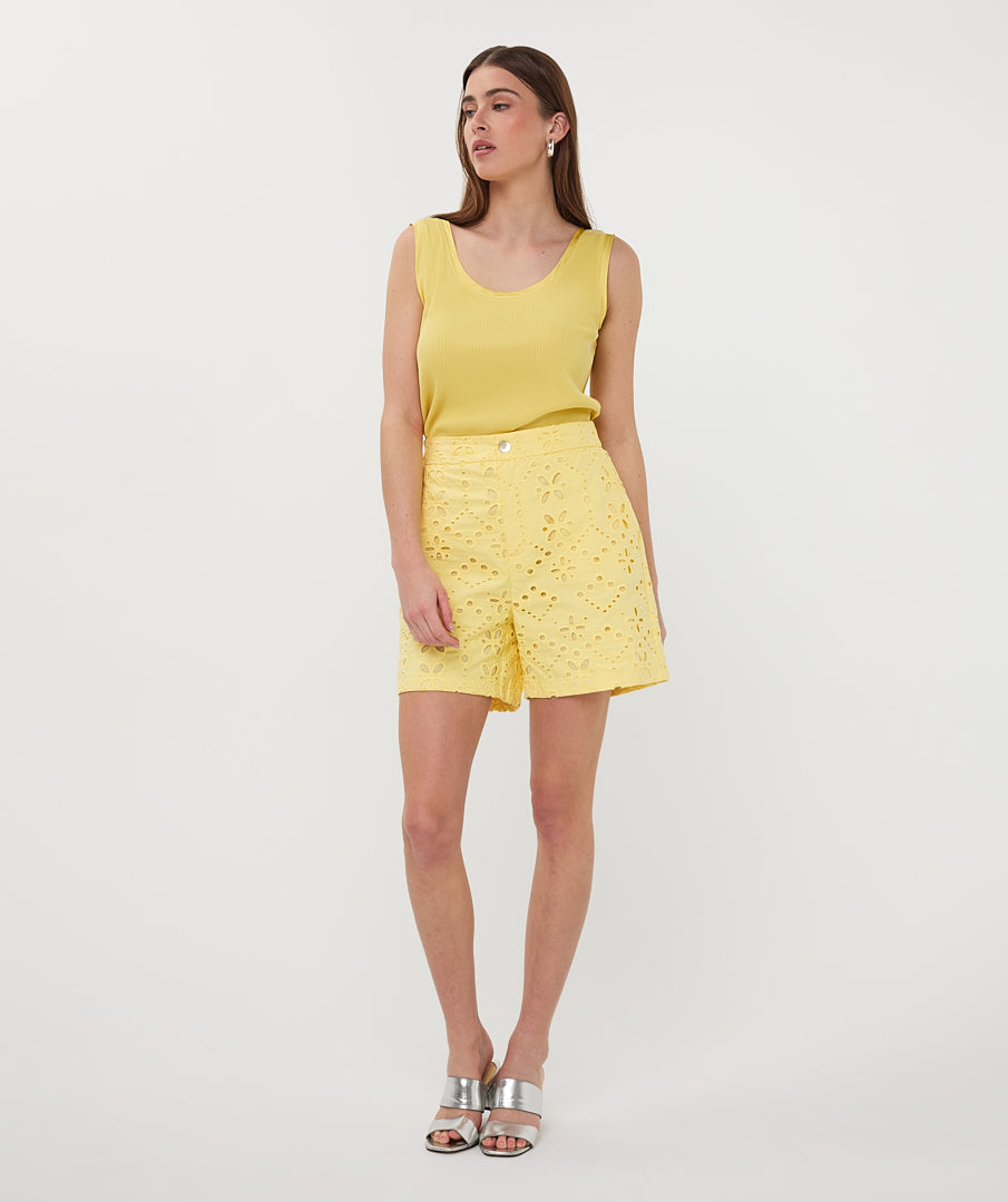 EsQualo Broderie Anglaise Shorts