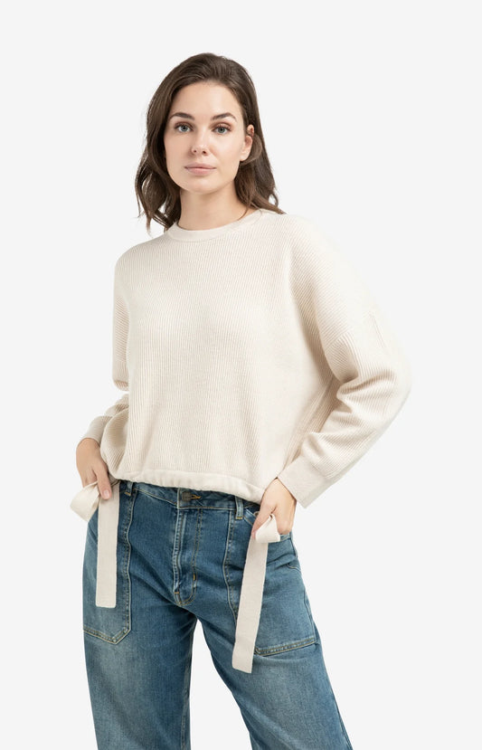 YAYA Tie Detail Sweater