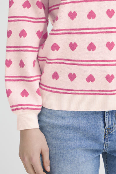 IhBrielle Pullover in Birch with Teaberry