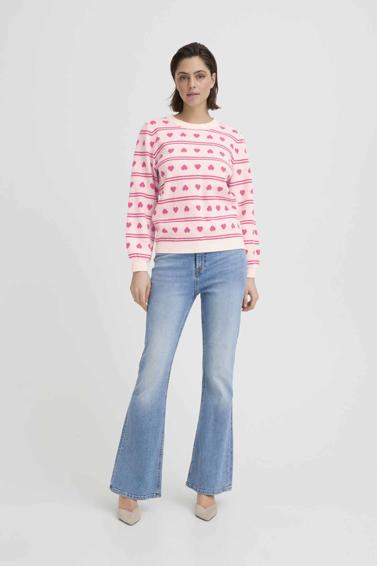 IhBrielle Pullover in Birch with Teaberry