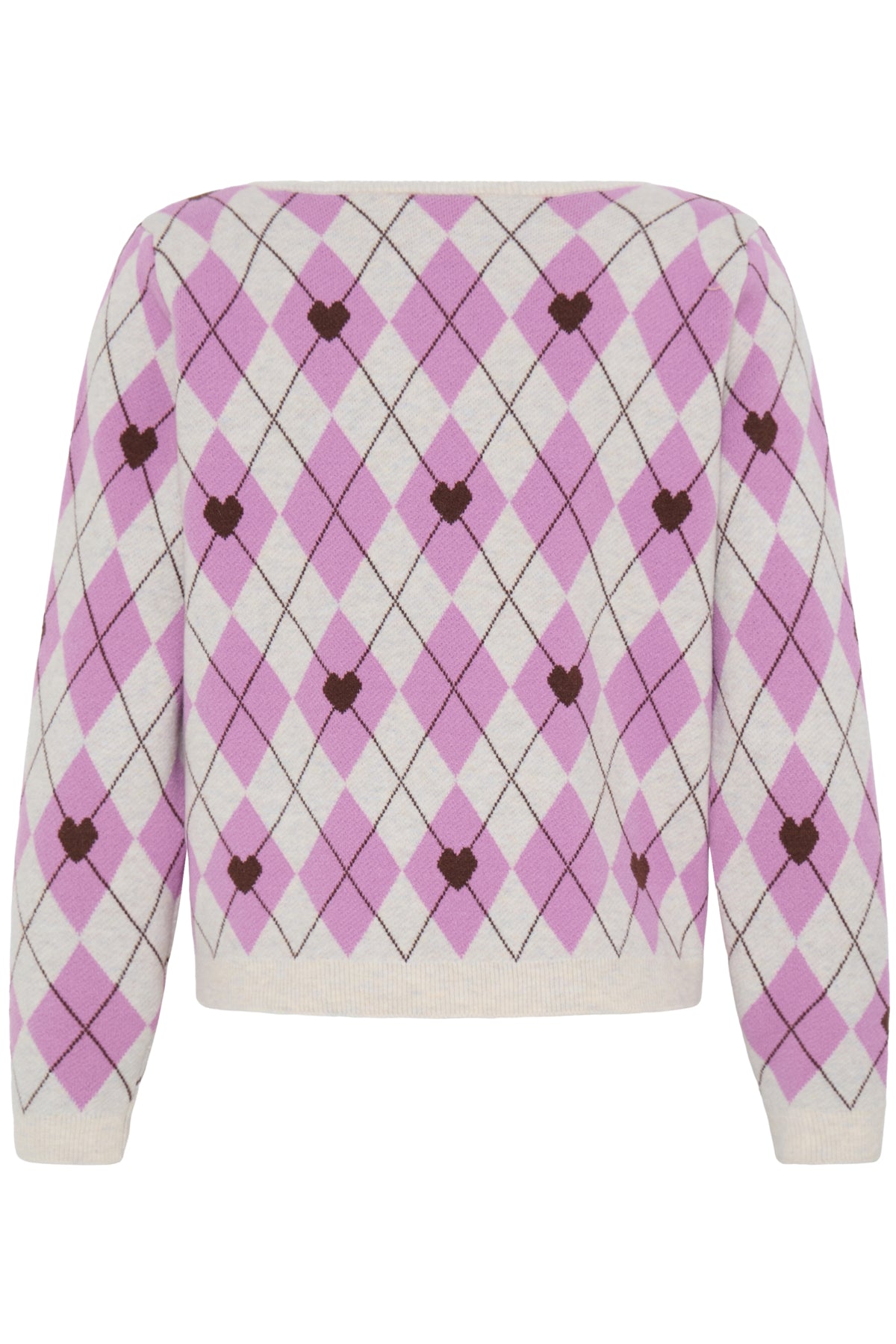 IhBrielle Pullover in Oatmeal MLG Harlekin